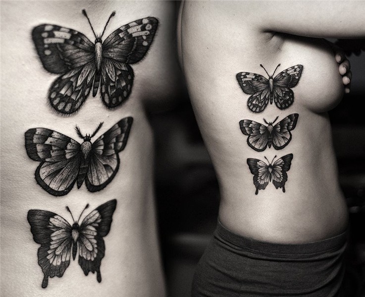 Kamil Czapiga Butterfly tattoo designs, Tattoos, Black butte