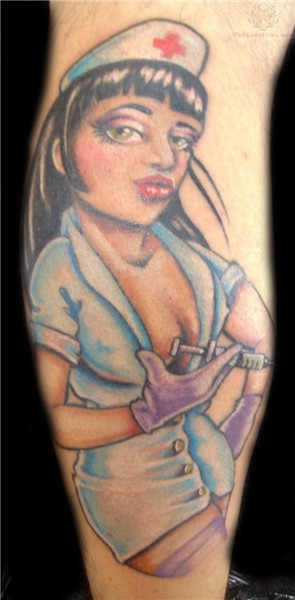 Kitty Nurse Tattoo