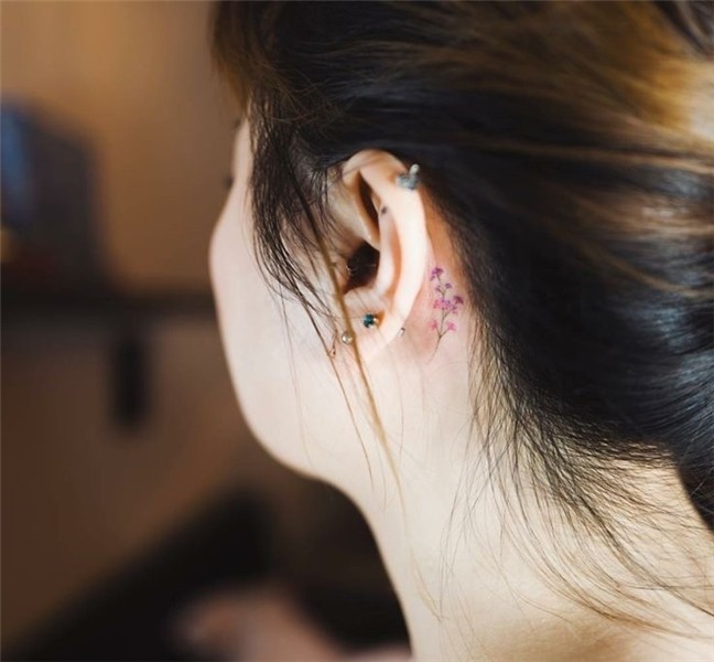 Kleine Tattoo Motive für hinterm Ohr für Frauen - Coole und