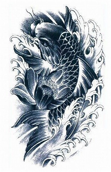 Koi Fish Tattoo Sketch at PaintingValley.com Explore collect