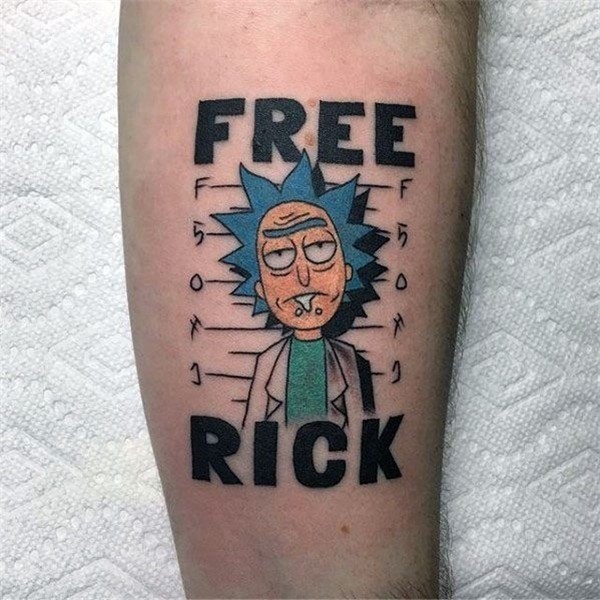 Kostenlose Rick Tattoo Rick and morty tattoo, Best sleeve ta