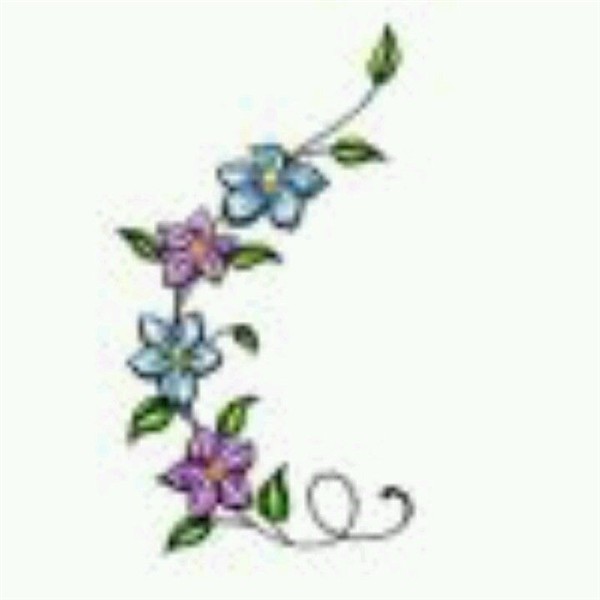 Larkspur - one of the birth month flowers for July (for Cody