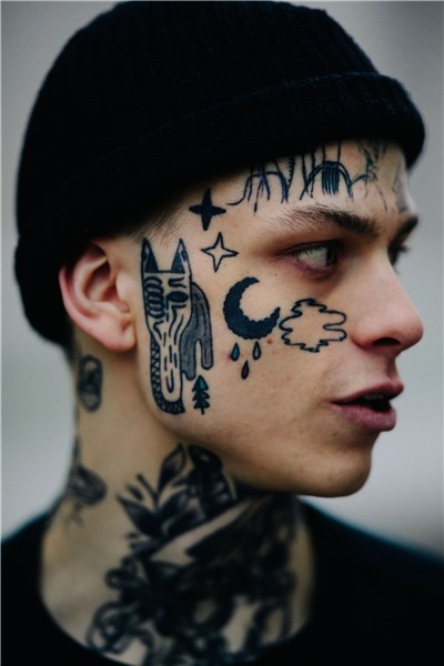 Le 21ème Kirill Grigoryev Moscow Mens face tattoos, Face tat