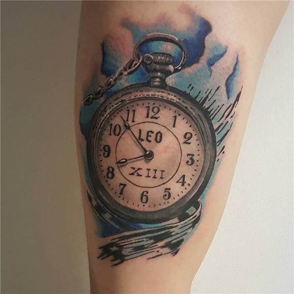 Leo 's Clock Tattoo by Foko First session...to be continued.