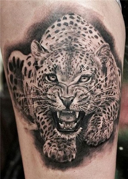 Leopard tattoo: 6 meanings, 50 photos and the best sketches