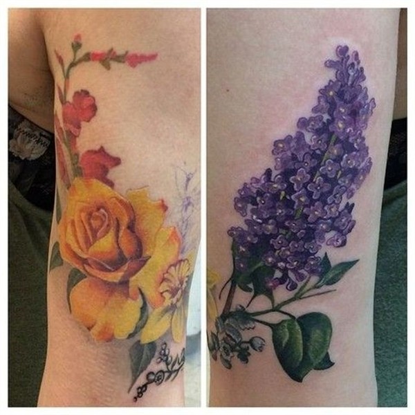 Lilac Tattoos Lilac tattoo, Floral tattoo sleeve, Sleeve tat