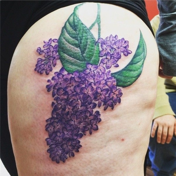 Lilac Tattoos Lilac tattoo, Purple flower tattoos, Lavender