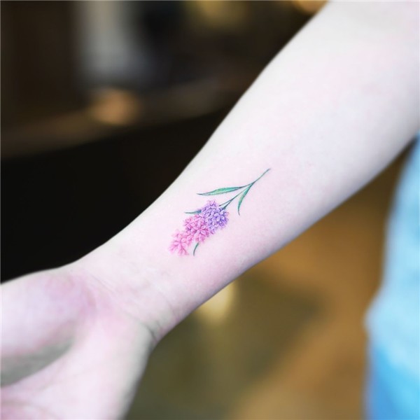 Lilac tattoo by Nando (Seoul) Lilac tattoo, Small tattoos, S