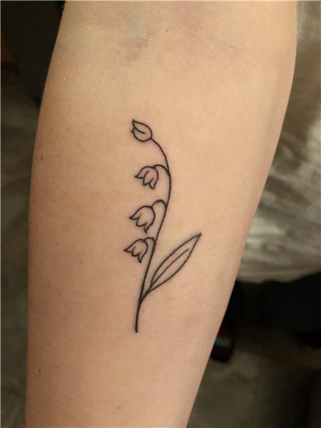 Lily of the Valley done by Patrick at Autonomy Tattoo in Roc