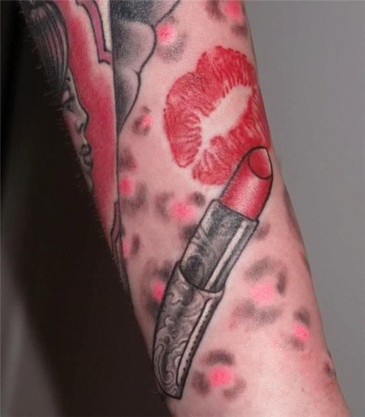 Lipstick tattoos, Beauty tattoos, Lip tattoos