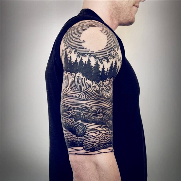 Lisa Orth's Landscape Inspired Sleeve Tattoos FREEYORK