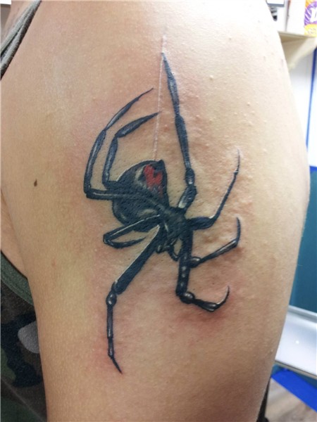 Little Fish Studios Black widow tattoo, Tattoos, Tattoos wit