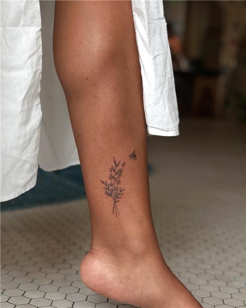 Looking for a new tattoo for summer? Consider an ankle tatto
