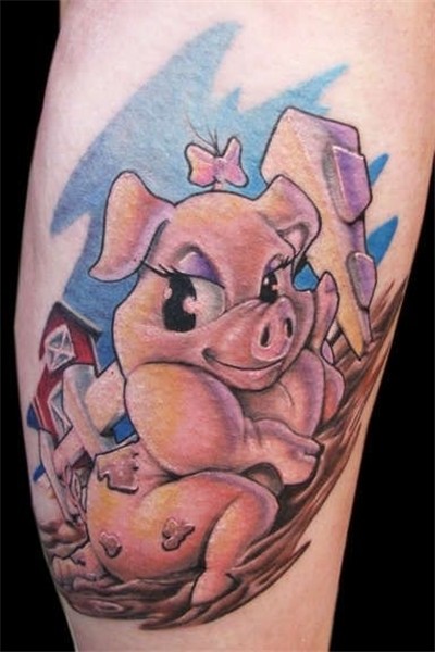 Looking into my first pig tattoo and this pig is adorable! P
