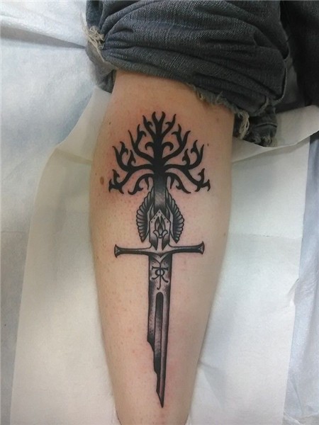 Lord of the Rings inspired tat Lotr tattoo, Lord of the ring