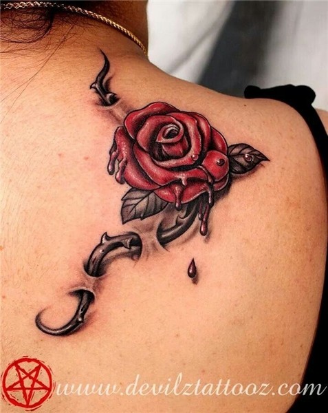 Love it Thorn tattoo, Rose vine tattoos, Vine tattoos