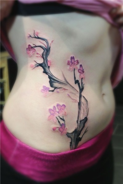 Lovely apple blossom tattoo - TattooMagz
