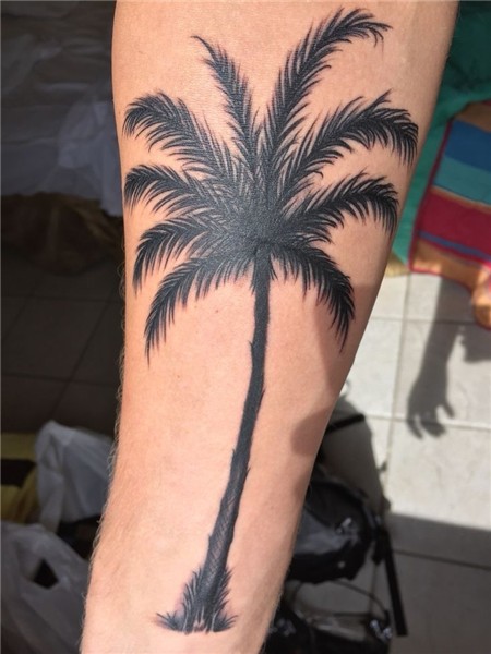 Love my new Palm tree tattoo form curaçao ! - Tatuering Palm