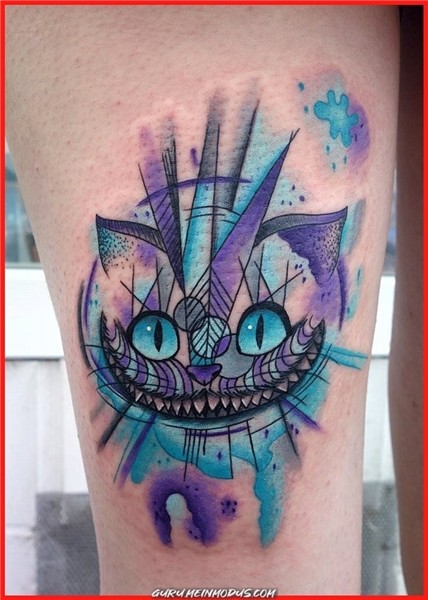 Magical Abstract Cheshire Cat, Cheshirecat Tattoo, Tatt ...-