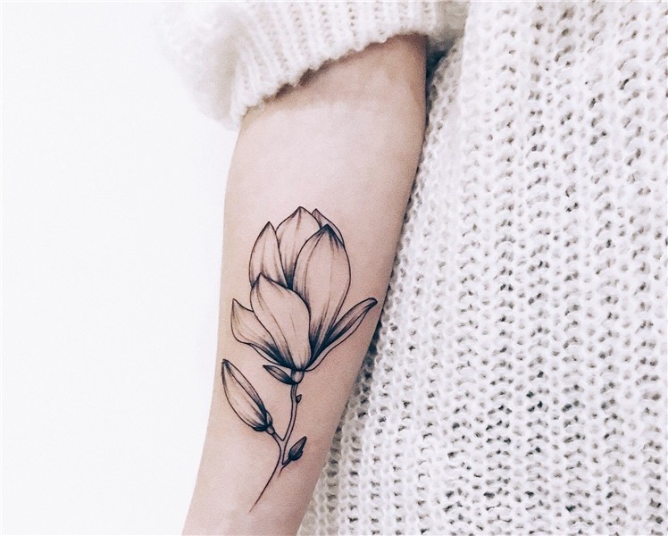 Magnolia Magnolia tattoo, Tattoos, Body art tattoos