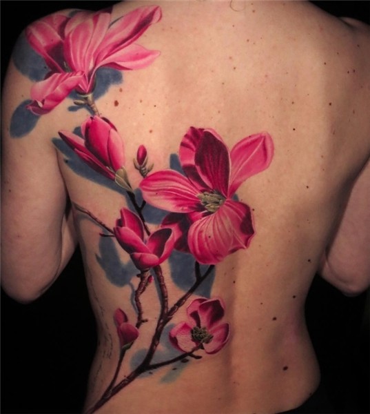 Magnolia Tattoo by Artist Jamie Schene Magnolia tattoo, Body
