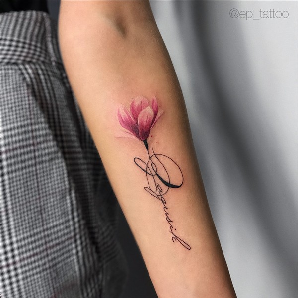 Magnolia flower tattoo Delicate tattoos for women, Tattoos f