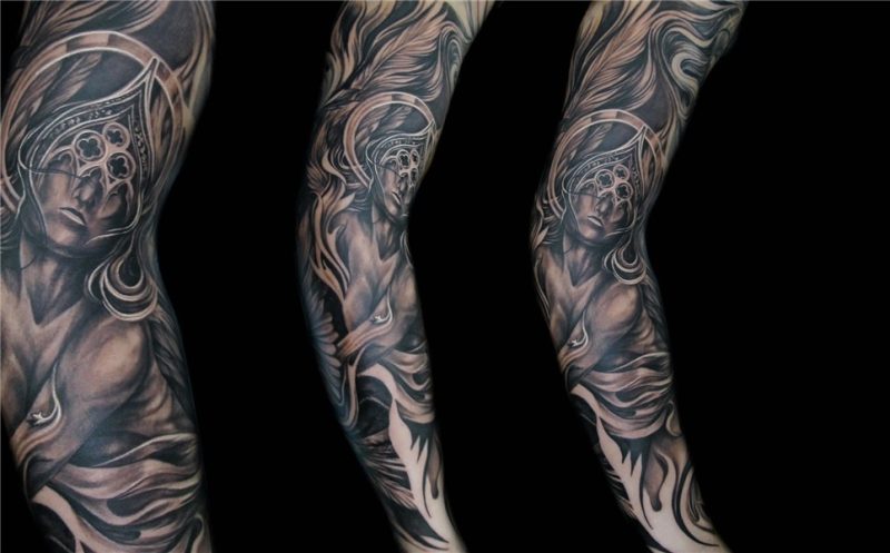 Mancia’s Tattoos with Architectural Elements - Scene360