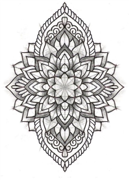 Mandala ... Mandala tattoo design, Pattern tattoo, Geometric