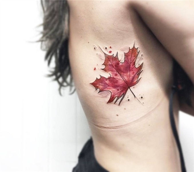 Maple Leaf tattoo by Felipe Mello Photo 18161