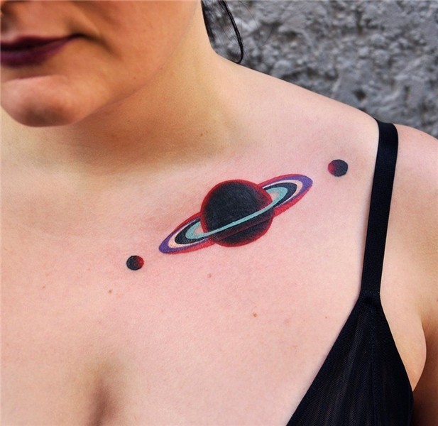 Marcin 3 Saturn tattoo, Planet tattoos, Tattoos