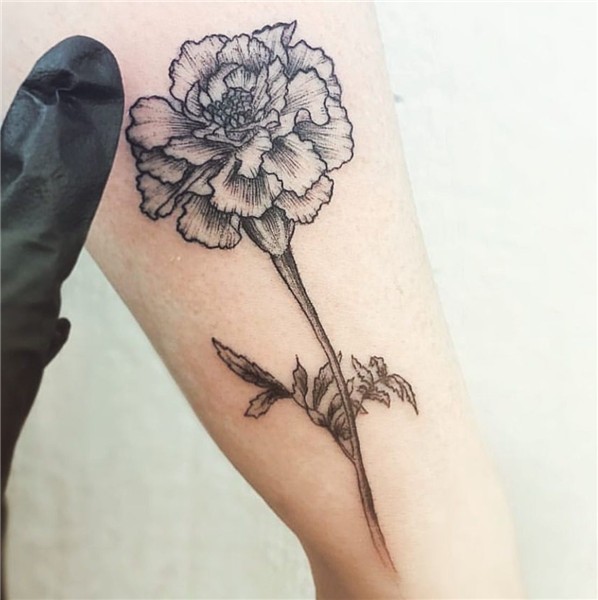 Marigold tattoo for my little Marigold tattoo, Birth flower