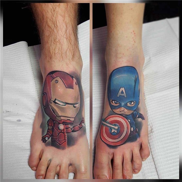 Marvel Tattoos on Feet Best Tattoo Ideas Gallery