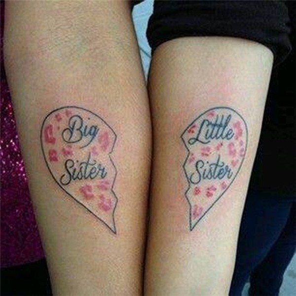 Matching Sister Tattoos Matching sister tattoos, Unique sist
