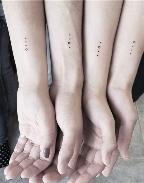 Matching Tattoos #siblings Three sister tattoos, Brother tat