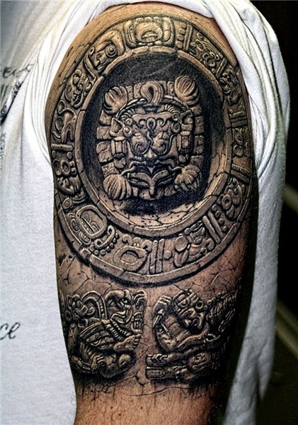 Maya' tattoo Ancient tattoo, Mayan tattoos, Aztec tattoo