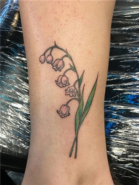 May's birth flower, Lily of the Valley. ..tattoo on the inne