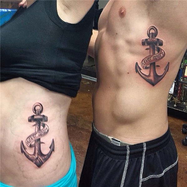 Me and my sisters tattoos, never apart. #tattoo #anchor #bro