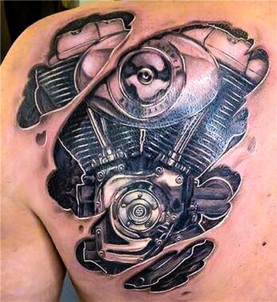 Mechanical Chest Tattoo * Arm Tattoo Sites