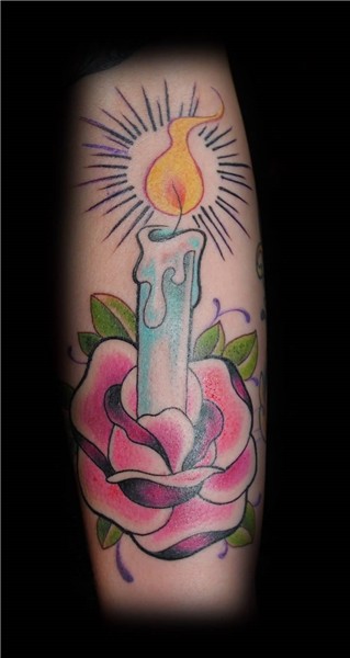 Melting Candle Tattoos - Images, Pictures -Tattoos Hunter