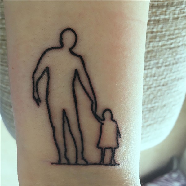Memorial tattoo, father daughter Tattoos for daughters, Tatt