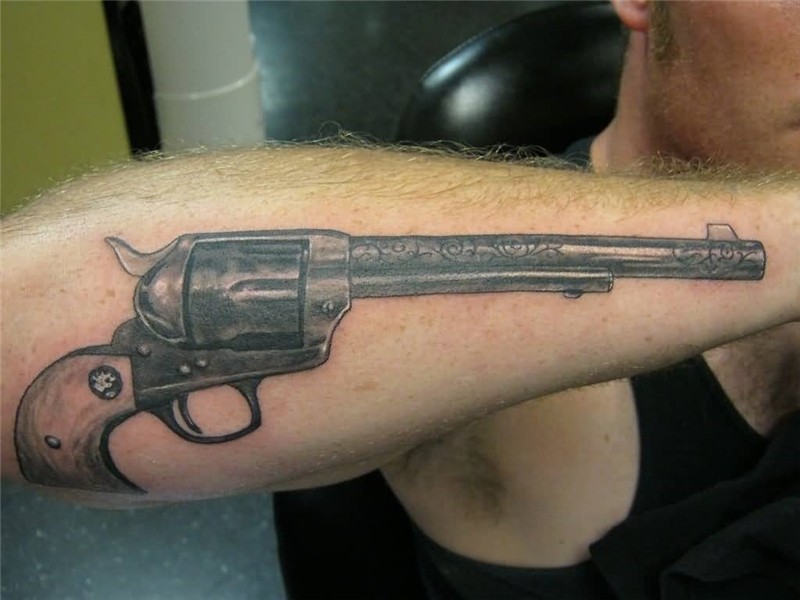 Men Gun Tattoos - Images, Pictures -Tattoos Hunter