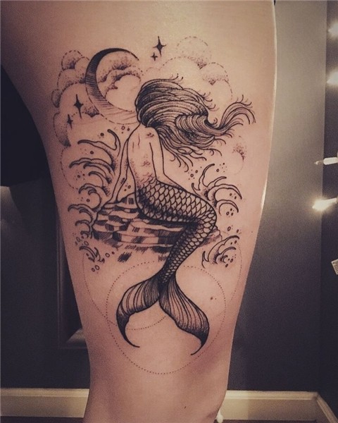 Mermaid tattoo. - Today Pin Mermaid tattoo designs, Mermaid