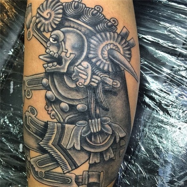 Mictlantecutli tatuaje hecho por osvaldo castillo México D.F