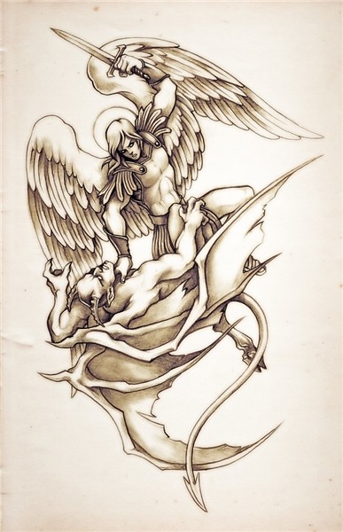 Miguel & Lucifer (Tattoo) Nicolas Munoz Flickr