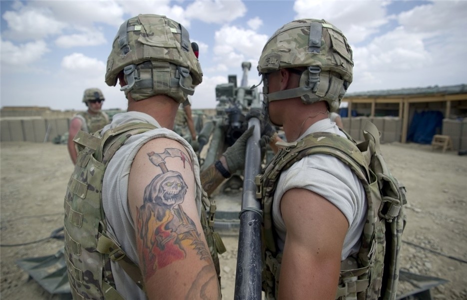 Military Policy on Tattoos Relaxed to Attract More Recruits