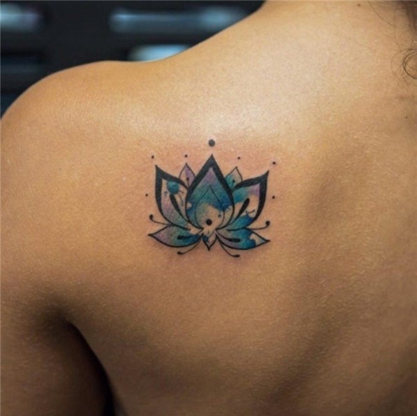 Mini tattoos 2018: Mini tatuagens femininas e delicadas Blue