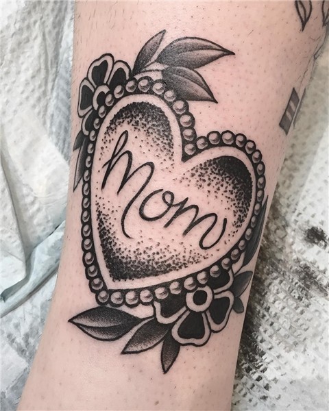 Mom heart tattoo Mom heart tattoo, Traditional heart tattoos