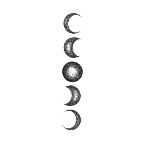 Moon Phases Tattoo - Tattoo Icon Moon phases tattoo, Wiccan