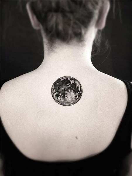 Moon tattoo: meaning, 40 photos and the best sketches