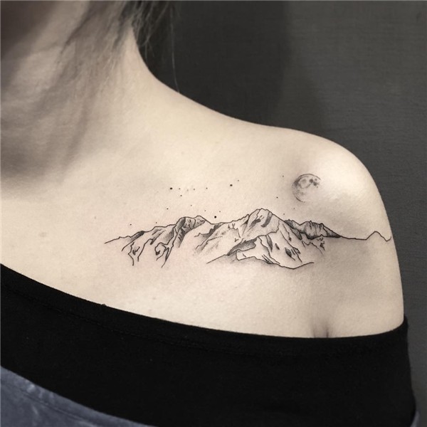 Mountain Range Tattoo discovered by SimplyOdd